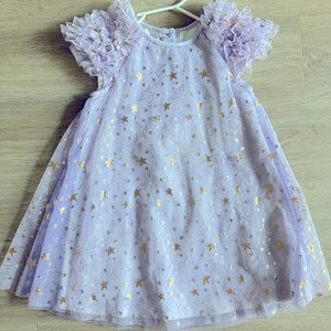 Little girls purple dress